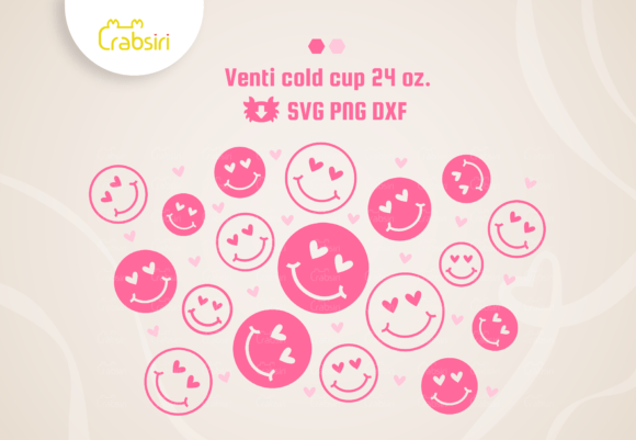 Download Smile Love 24oz Cold Cup No Hole. - Old Collection