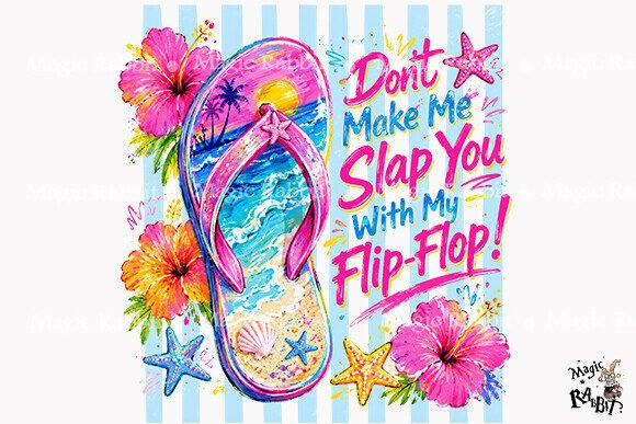 Download Funny Flip Flop Summer PNG - Funny Collection