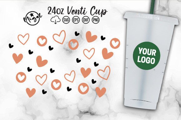 Download Valentine's Day Cold Cup Wrap Svg Files - Old Collection