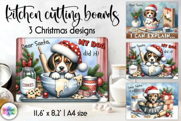 Download Funny Christmas Cutting Boards, Dog PNG - Funny Collection