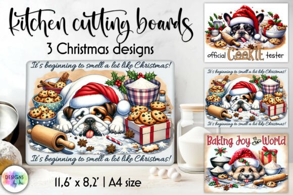 Download Funny Cow Christmas Cutting Board Print - Funny Collection