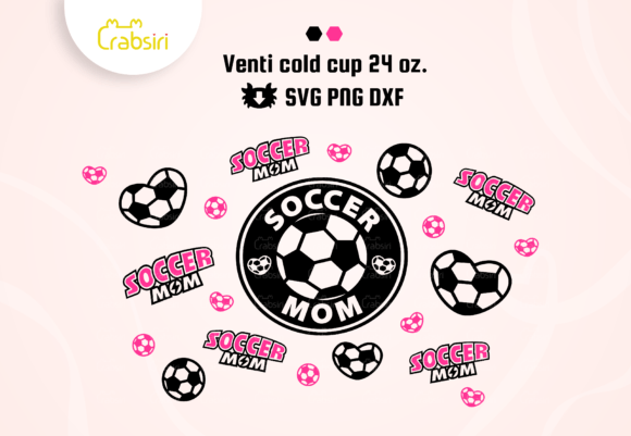 Download Soccer Mom Cold Cup NO HOLE 24oz SVG - Old Collection