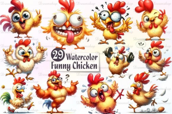 Download Cute Chicken Clipart - Funny Chicken Png - Funny Collection