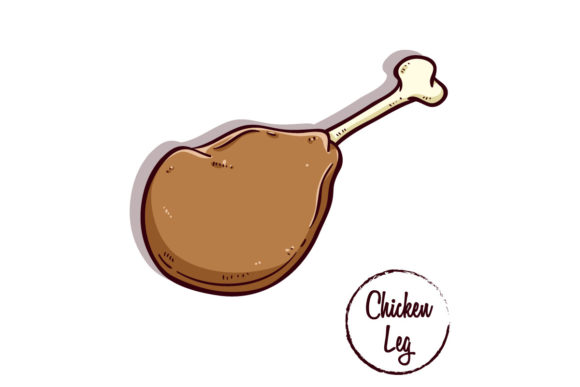 Download Tasty Chicken Leg Illustration - Premium Bundle